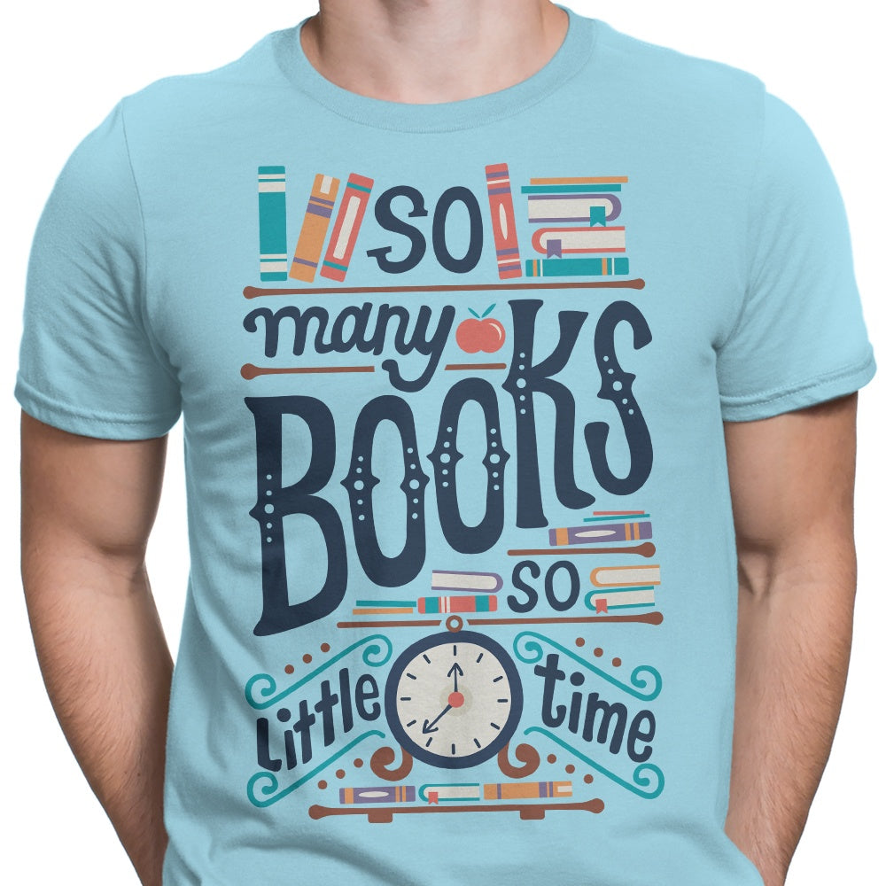 So Many Books Men's Apparel - Adult & Kids T-Shirts, Sweatshirts & Hoodies apparel design preview 2