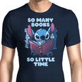 So Many Books Men's Apparel - Adult & Kids T-Shirts, Sweatshirts & Hoodies apparel design preview 1