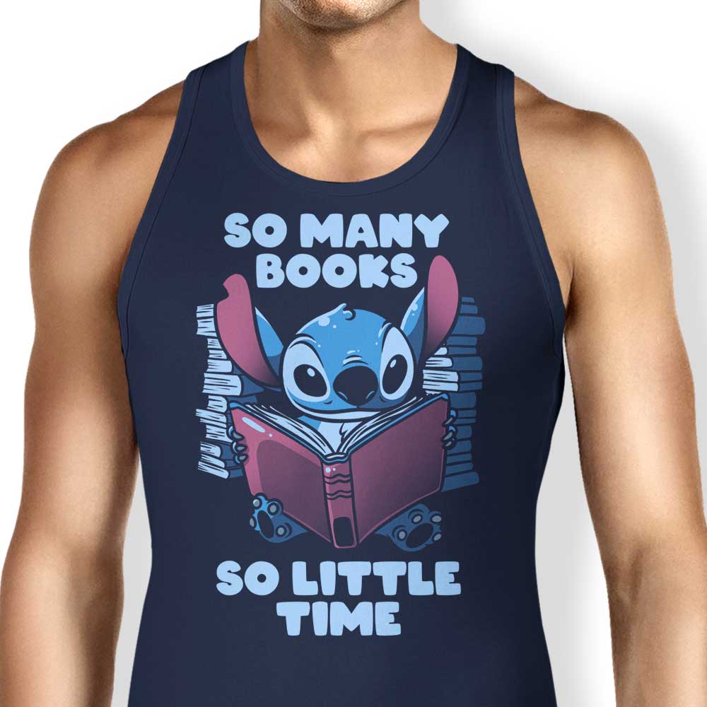 So Many Books Tank Top - Adult & Kids T-Shirts, Sweatshirts & Hoodies apparel design preview 1
