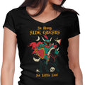So Many Side Quests Women's V-Neck - Adult & Kids T-Shirts, Sweatshirts & Hoodies apparel design preview 1