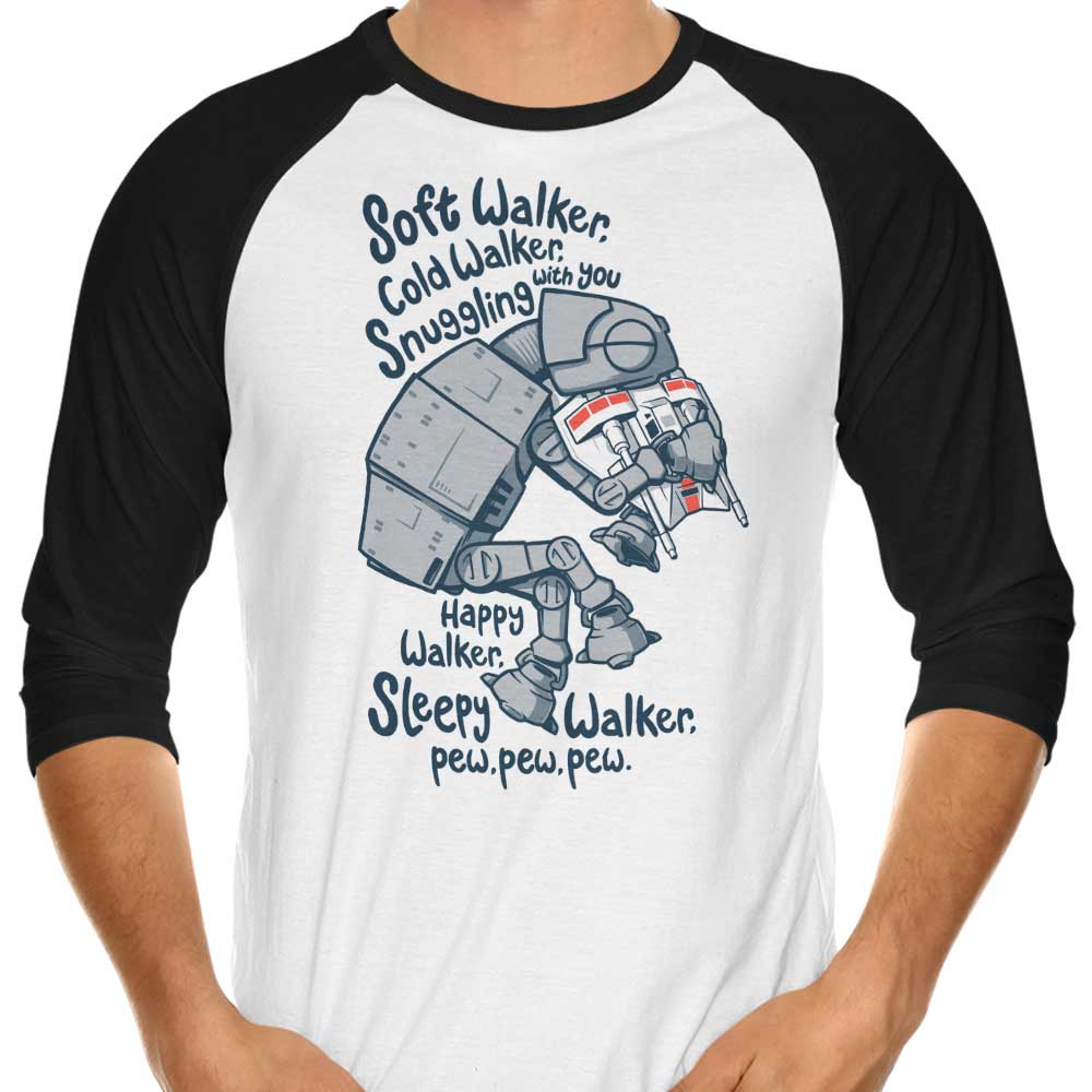 Soft Walker 3/4 Sleeve Raglan - Adult & Kids T-Shirts, Sweatshirts & Hoodies apparel design preview 1