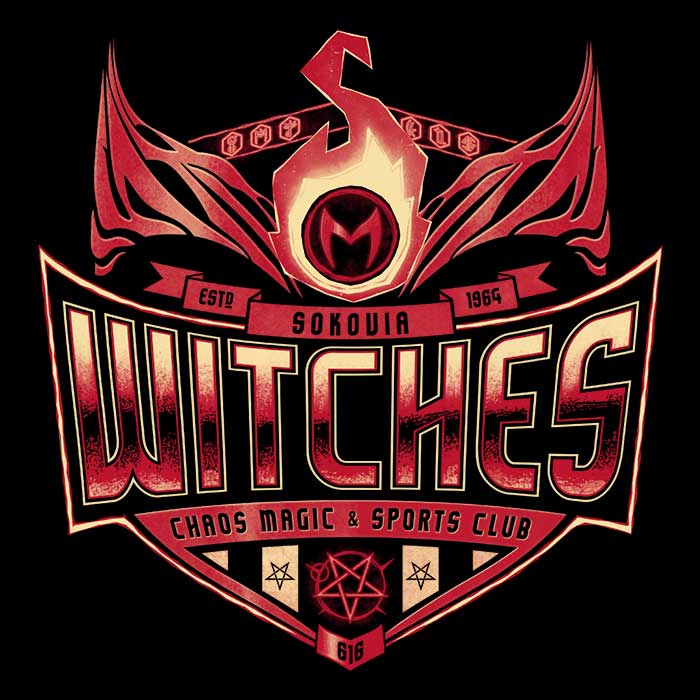 Sokovia Witches Men's Apparel - Adult & Kids T-Shirts, Sweatshirts & Hoodies apparel design preview 2
