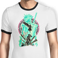 Soldiers of Shinra Ringer - Adult & Kids T-Shirts, Sweatshirts & Hoodies apparel design preview 1