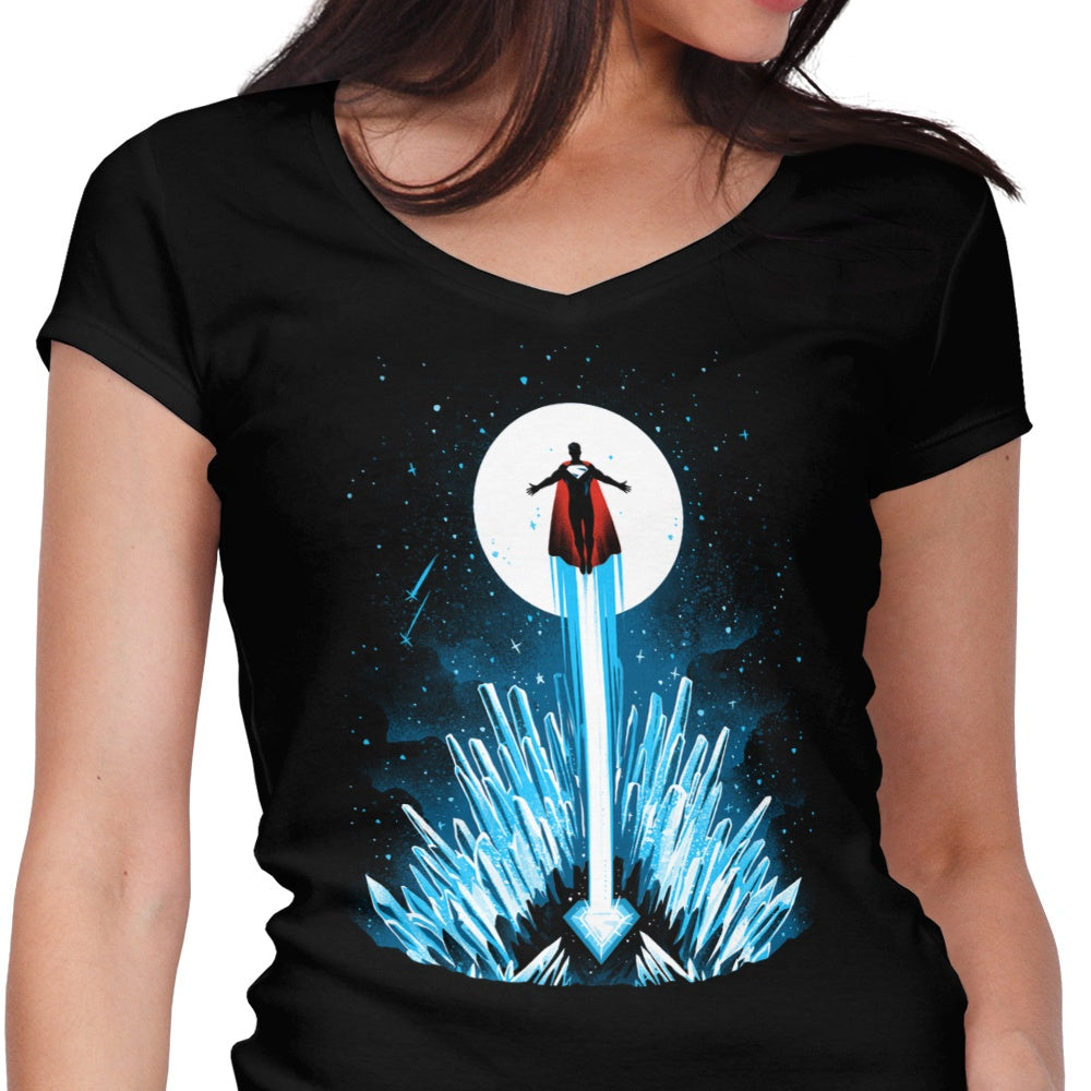 Solitude Women's V-Neck - Adult & Kids T-Shirts, Sweatshirts & Hoodies apparel design preview 1