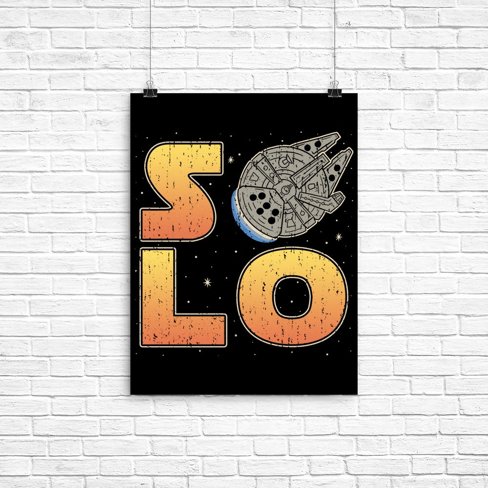 Solo Poster - Adult & Kids T-Shirts, Sweatshirts & Hoodies apparel design preview 1