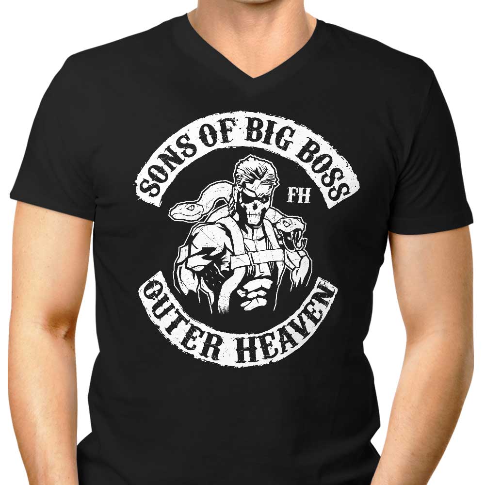 Sons of Big Boss Men's V-Neck - Adult & Kids T-Shirts, Sweatshirts & Hoodies apparel design preview 1