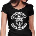 Sons of Gozer Women's V-Neck - Adult & Kids T-Shirts, Sweatshirts & Hoodies apparel design preview 1