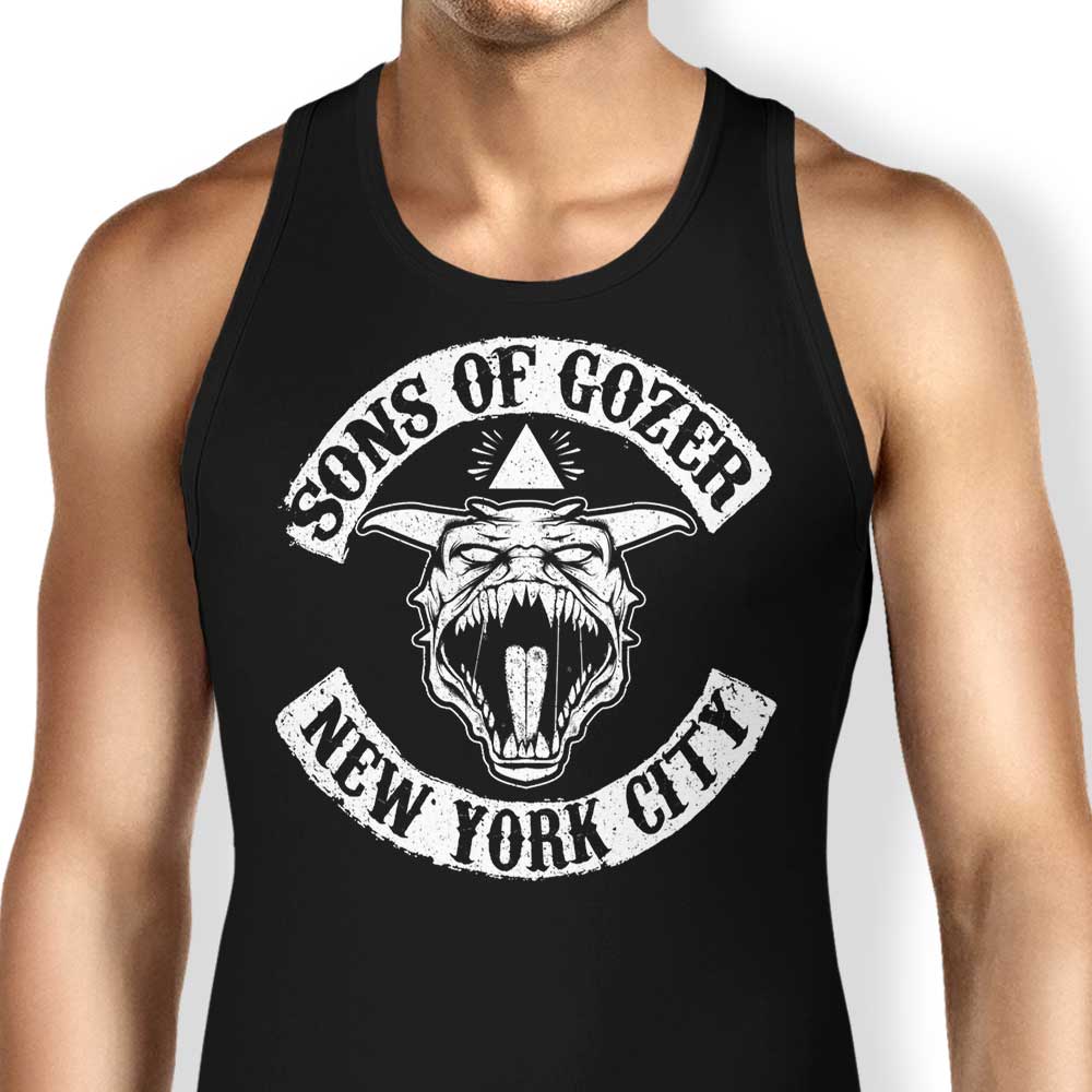 Sons of Gozer Tank Top - Adult & Kids T-Shirts, Sweatshirts & Hoodies apparel design preview 1