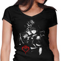 Sora Ink Women's V-Neck - Adult & Kids T-Shirts, Sweatshirts & Hoodies apparel design preview 1