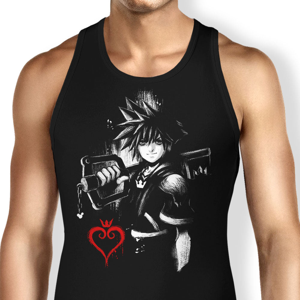 Sora Ink Tank Top - Adult & Kids T-Shirts, Sweatshirts & Hoodies apparel design preview 1
