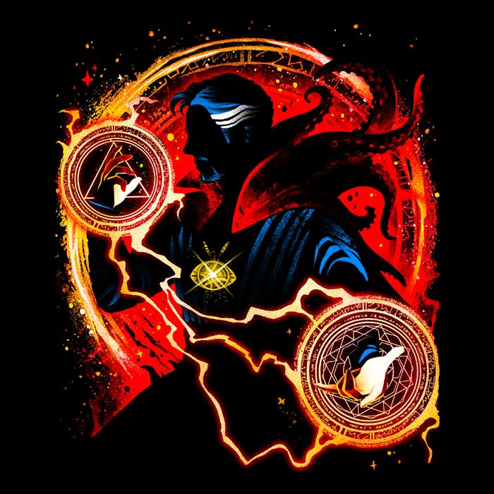 Sorcerer Supreme of Madness Men's Apparel - Adult & Kids T-Shirts, Sweatshirts & Hoodies apparel design preview 2