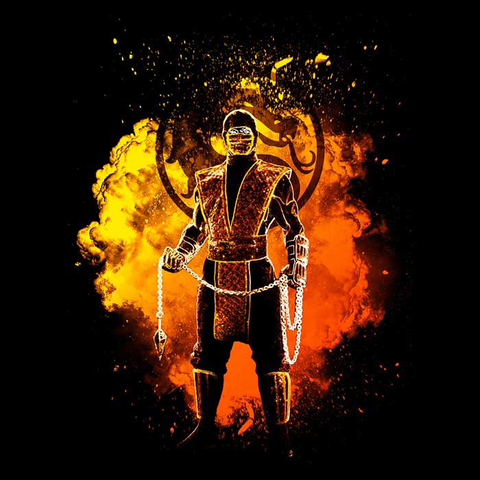 Soul of Fire Ninja Men's Apparel - Adult & Kids T-Shirts, Sweatshirts & Hoodies apparel design preview 2