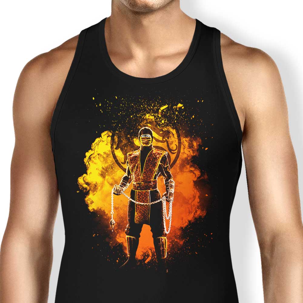Soul of Fire Ninja Tank Top - Adult & Kids T-Shirts, Sweatshirts & Hoodies apparel design preview 1