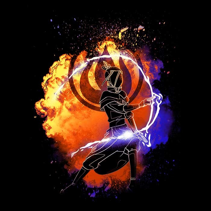 Soul of Fire Princess Men's Apparel - Adult & Kids T-Shirts, Sweatshirts & Hoodies apparel design preview 2