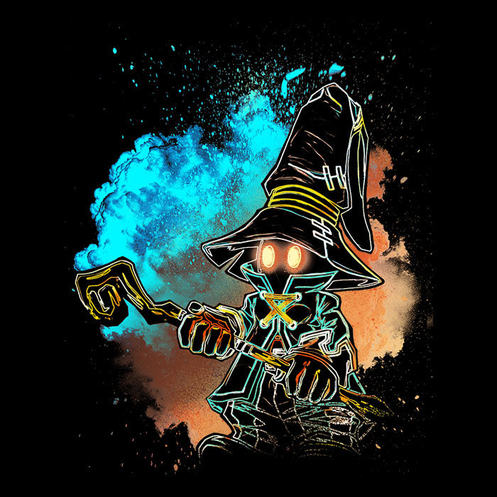 Soul of the Black Mage Men's Apparel - Adult & Kids T-Shirts, Sweatshirts & Hoodies apparel design preview 2