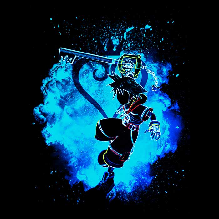 Soul of the Keyblade - Adult & Kids T-Shirts, Sweatshirts & Hoodies apparel design preview 2
