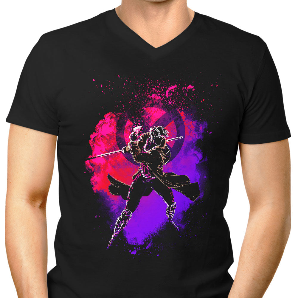 Soul of the Kinetic Card Men's V-Neck - Adult & Kids T-Shirts, Sweatshirts & Hoodies apparel design preview 1