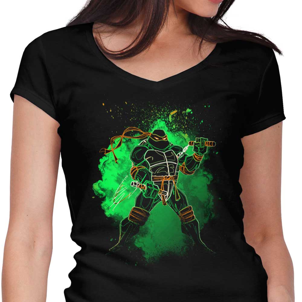 Soul of the Nunchaku Women's V-Neck - Adult & Kids T-Shirts, Sweatshirts & Hoodies apparel design preview 1