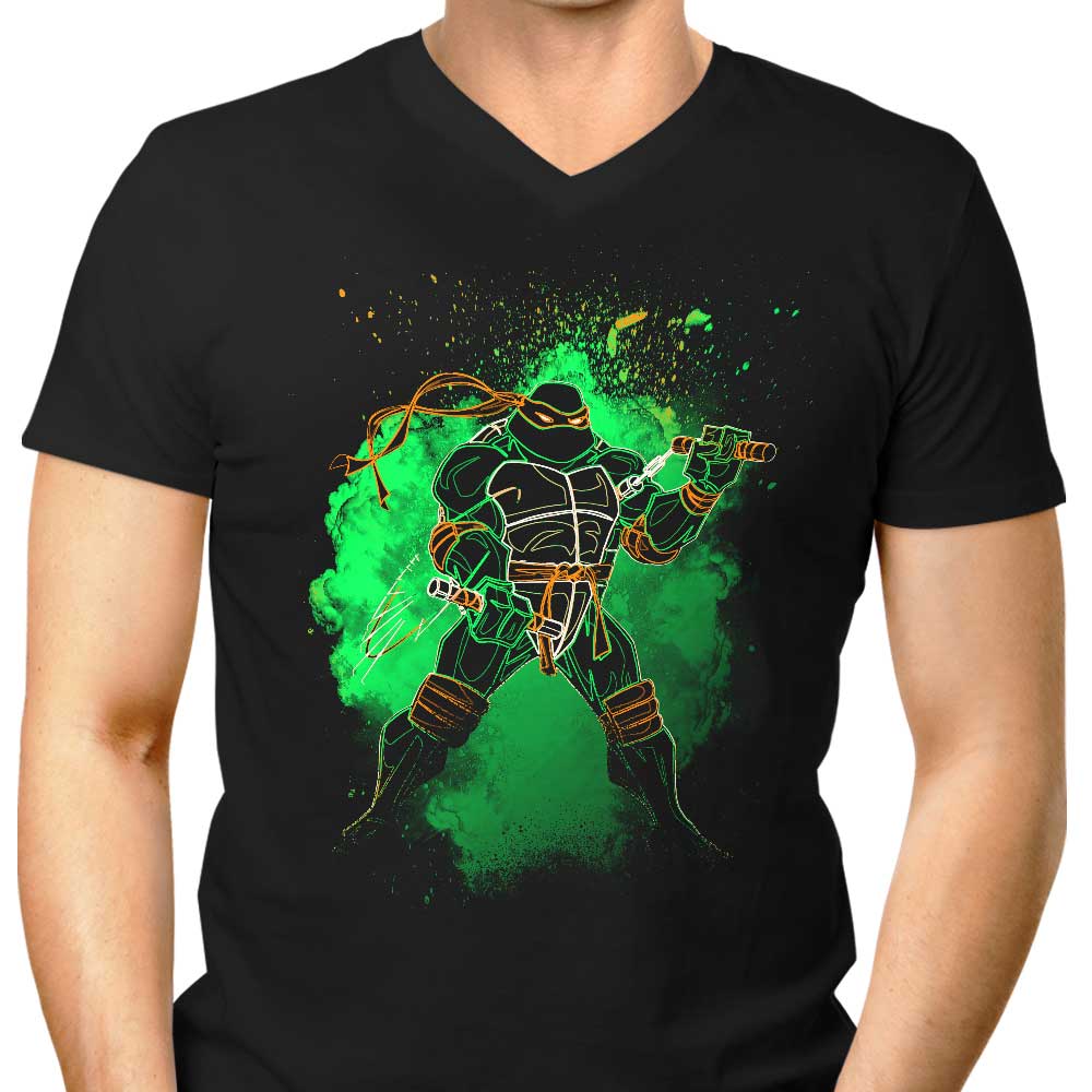 Soul of the Nunchaku Men's V-Neck - Adult & Kids T-Shirts, Sweatshirts & Hoodies apparel design preview 1