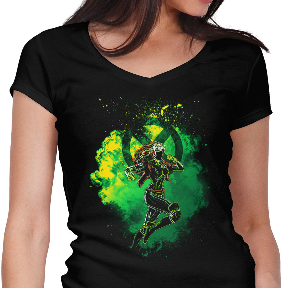 Soul of the Rogue Women's V-Neck - Adult & Kids T-Shirts, Sweatshirts & Hoodies apparel design preview 1