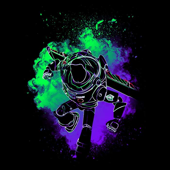 Soul of the Space Ranger Youth Apparel - Adult & Kids T-Shirts, Sweatshirts & Hoodies apparel design preview 2
