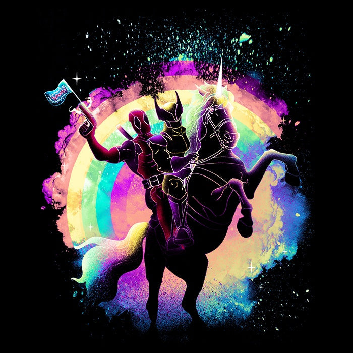 Soul of the Unicorn Men's V-Neck - Adult & Kids T-Shirts, Sweatshirts & Hoodies apparel design preview 2