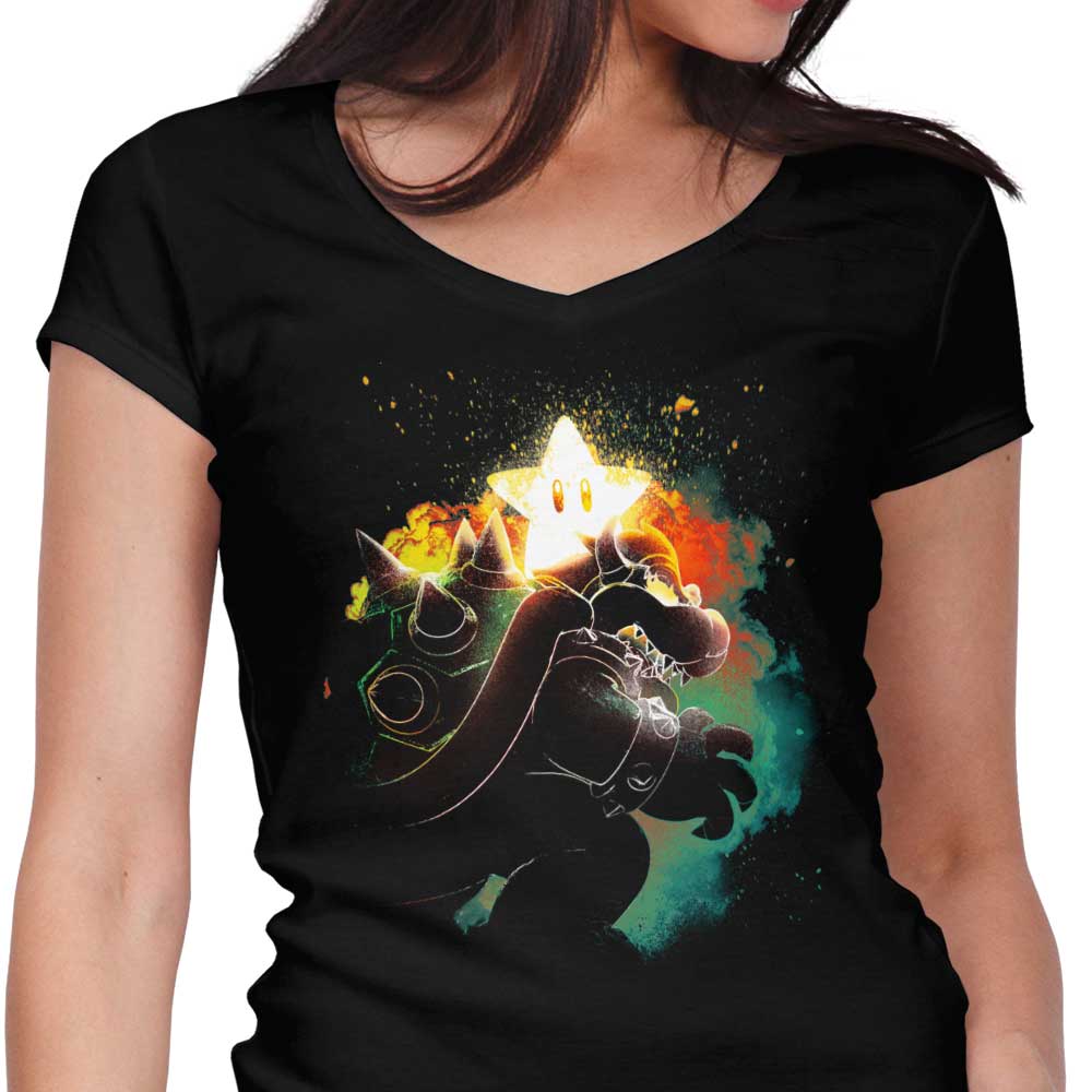 Soul of the Villain Women's V-Neck - Adult & Kids T-Shirts, Sweatshirts & Hoodies apparel design preview 1