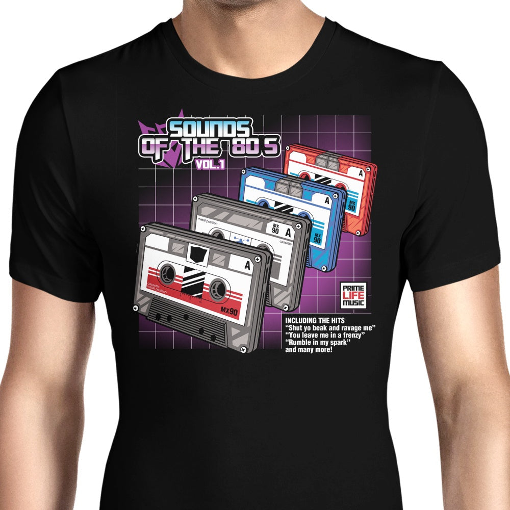 Sound of the 80's Vol. 1 Men's Apparel - Adult & Kids T-Shirts, Sweatshirts & Hoodies apparel design preview 1