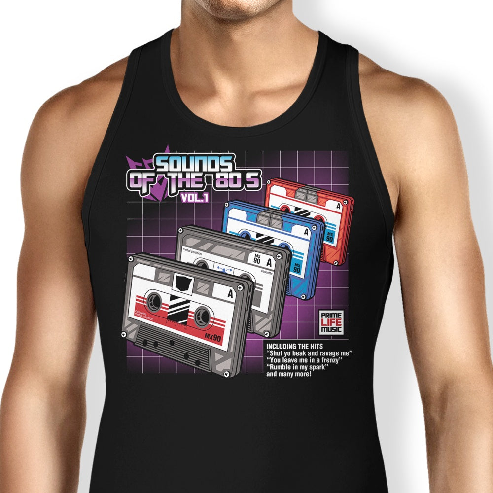 Sound of the 80's Vol. 1 Tank Top - Adult & Kids T-Shirts, Sweatshirts & Hoodies apparel design preview 1