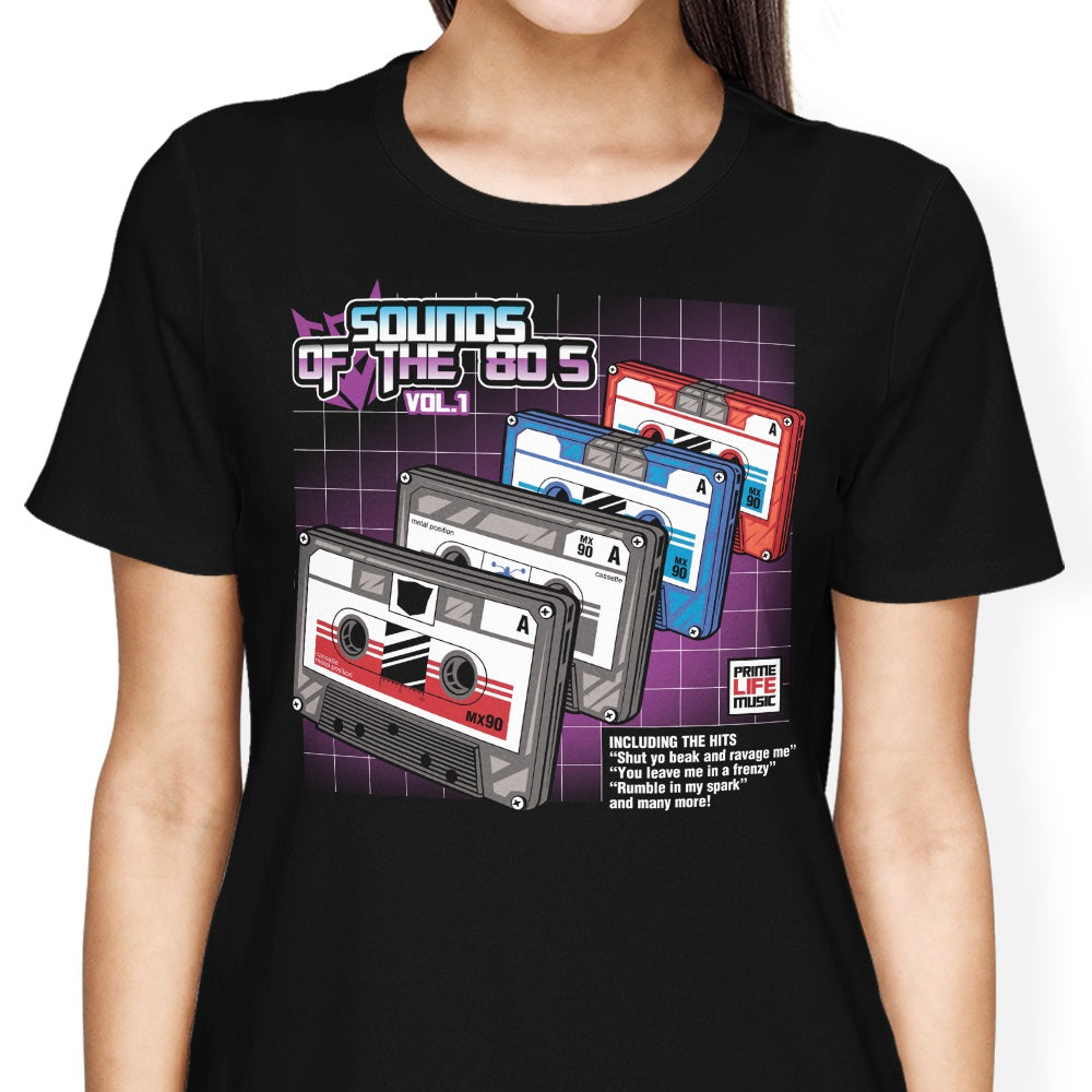 Sound of the 80's Vol. 1 Women's Apparel - Adult & Kids T-Shirts, Sweatshirts & Hoodies apparel design preview 2