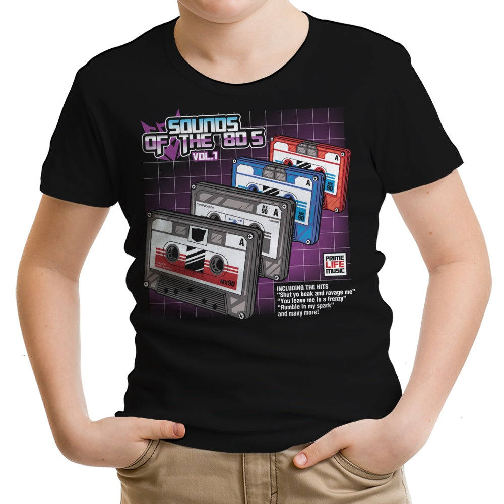 Sound of the 80's Vol. 1 Youth Apparel - Adult & Kids T-Shirts, Sweatshirts & Hoodies apparel design preview 1