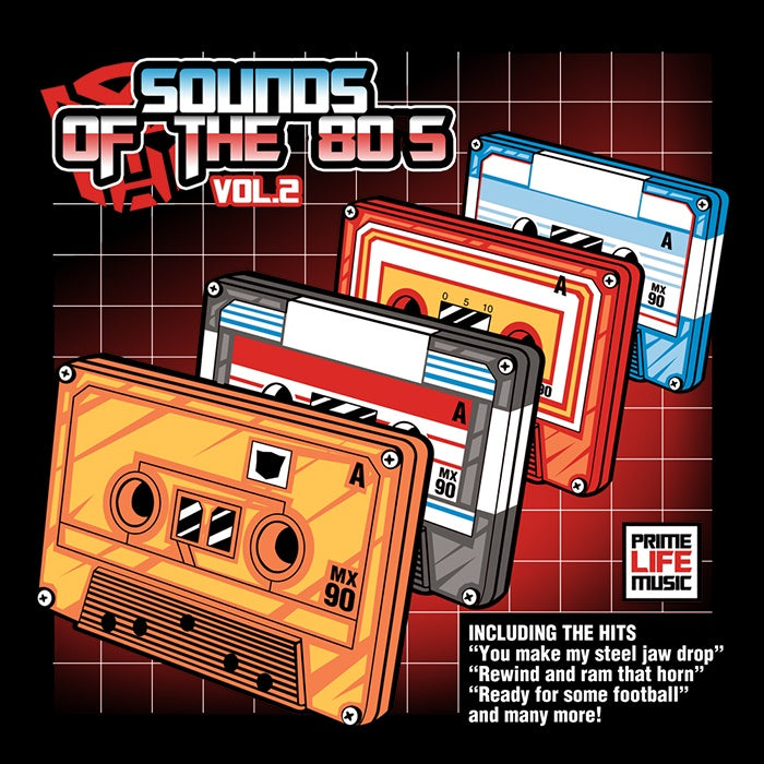 Sound of the 80's Vol. 2 - Adult & Kids T-Shirts, Sweatshirts & Hoodies apparel design preview 2