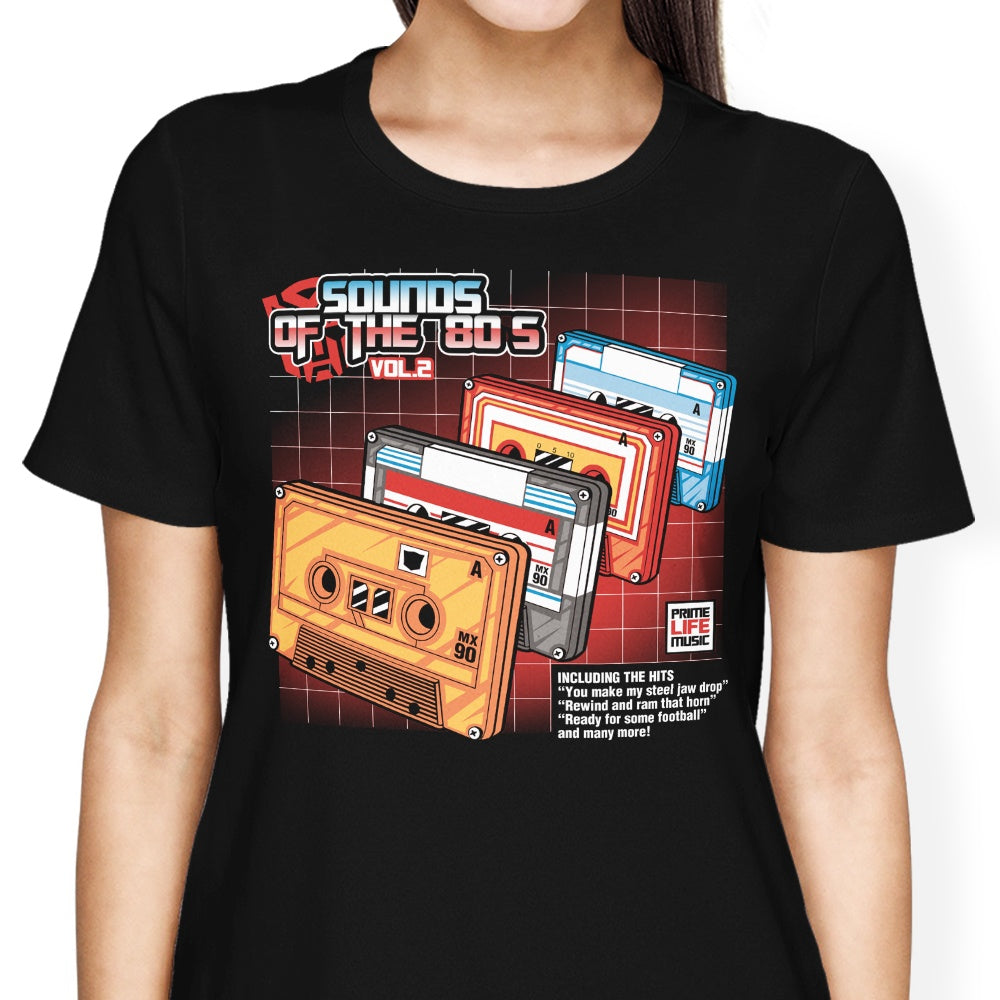 Sound of the 80's Vol. 2 Women's Apparel - Adult & Kids T-Shirts, Sweatshirts & Hoodies apparel design preview 2