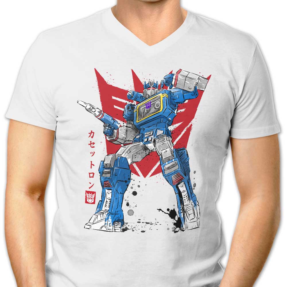 Sound Sumi-e Men's V-Neck - Adult & Kids T-Shirts, Sweatshirts & Hoodies apparel design preview 1