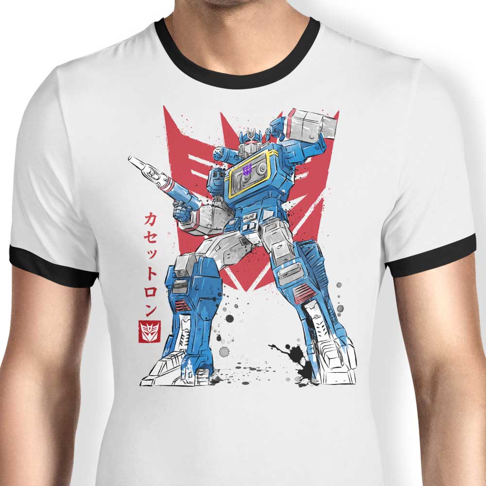 Sound Sumi-e Ringer - Adult & Kids T-Shirts, Sweatshirts & Hoodies apparel design preview 1