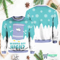 Towelie Red Eyes Ugly Christmas Sweater product image 2