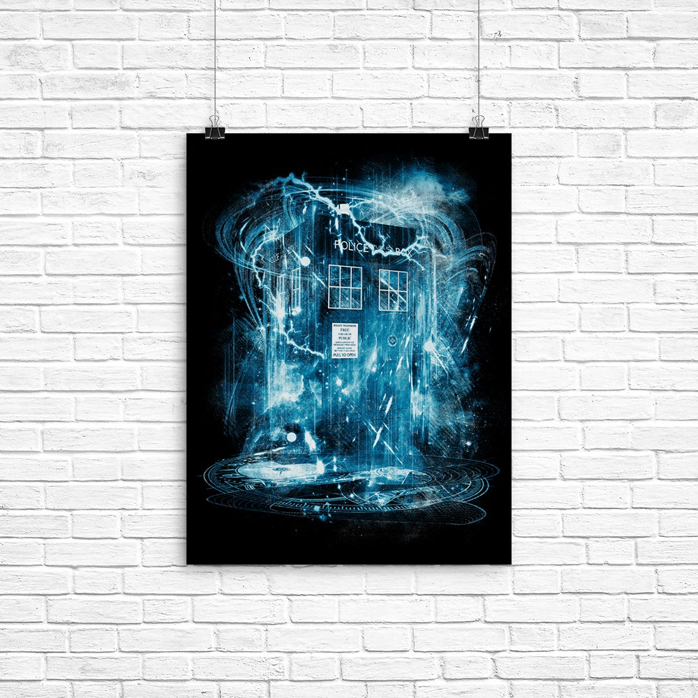 Space and Time Storm Poster - Adult & Kids T-Shirts, Sweatshirts & Hoodies apparel design preview 1