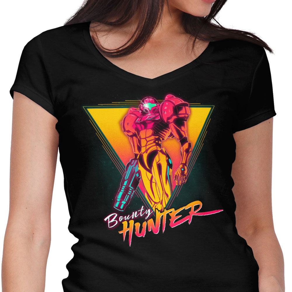 Space Bounty Hunter Women's V-Neck - Adult & Kids T-Shirts, Sweatshirts & Hoodies apparel design preview 1
