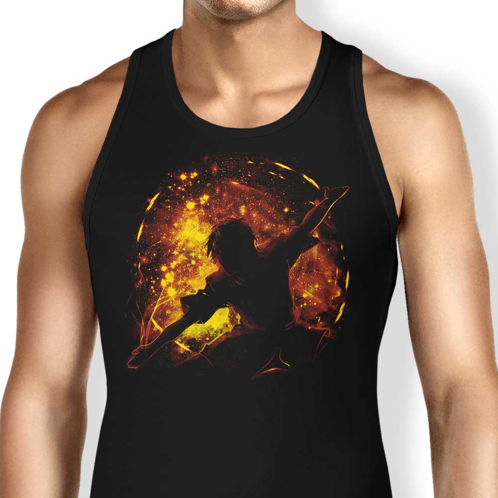 Space Flame Tank Top - Adult & Kids T-Shirts, Sweatshirts & Hoodies apparel design preview 1