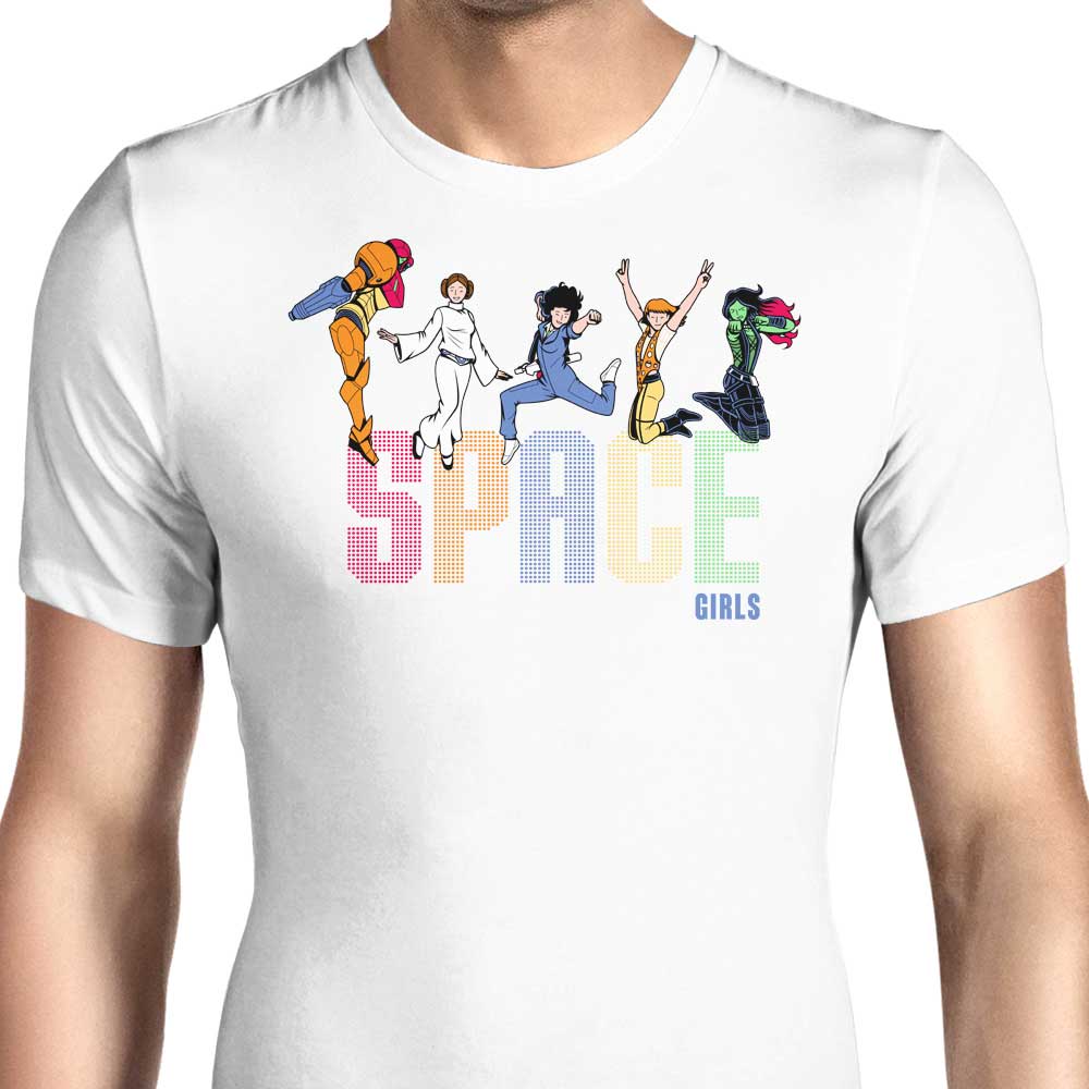 Space Girls Men's Apparel - Adult & Kids T-Shirts, Sweatshirts & Hoodies apparel design preview 1
