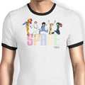Space Girls Ringer - Adult & Kids T-Shirts, Sweatshirts & Hoodies apparel design preview 1
