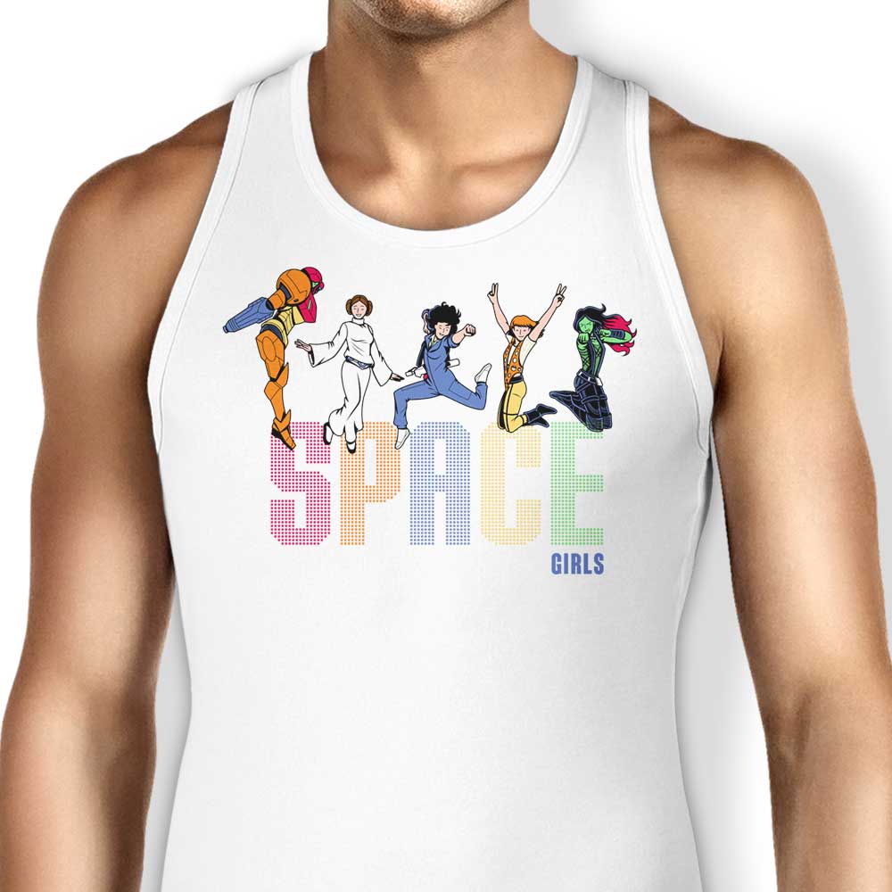 Space Girls Tank Top - Adult & Kids T-Shirts, Sweatshirts & Hoodies apparel design preview 1