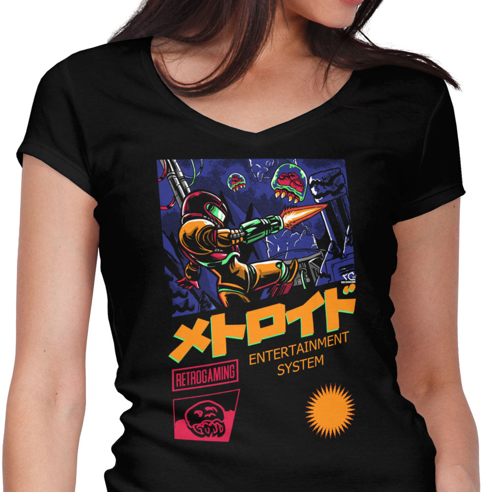 Space Hunter Project Women's V-Neck - Adult & Kids T-Shirts, Sweatshirts & Hoodies apparel design preview 1