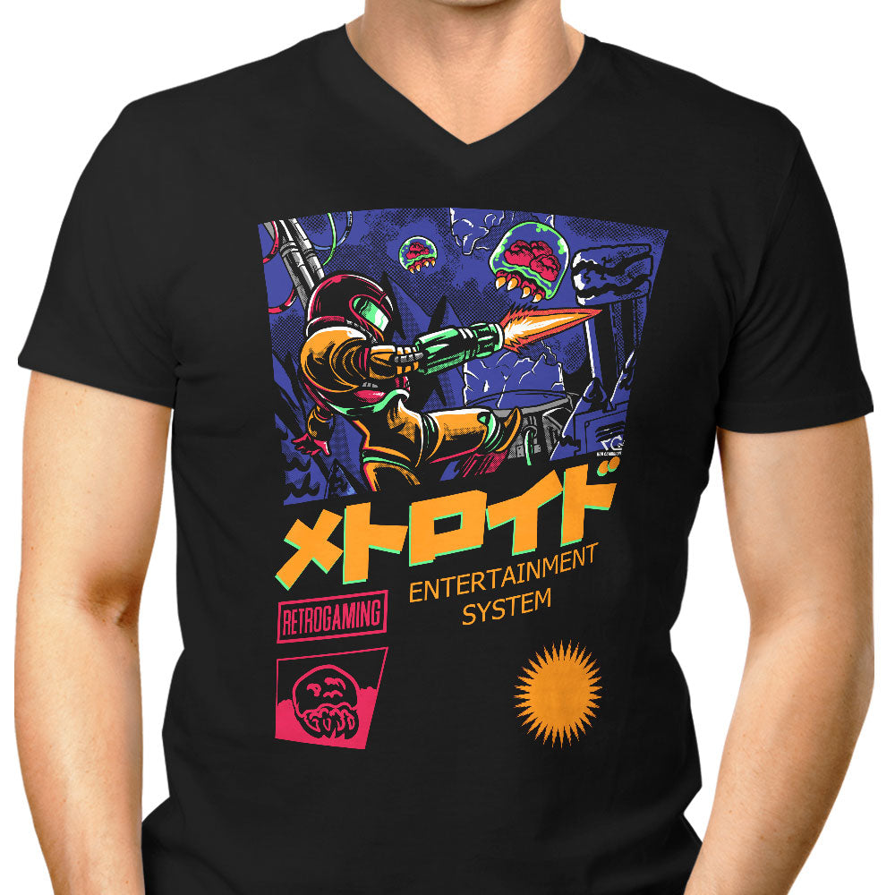 Space Hunter Project Men's V-Neck - Adult & Kids T-Shirts, Sweatshirts & Hoodies apparel design preview 1