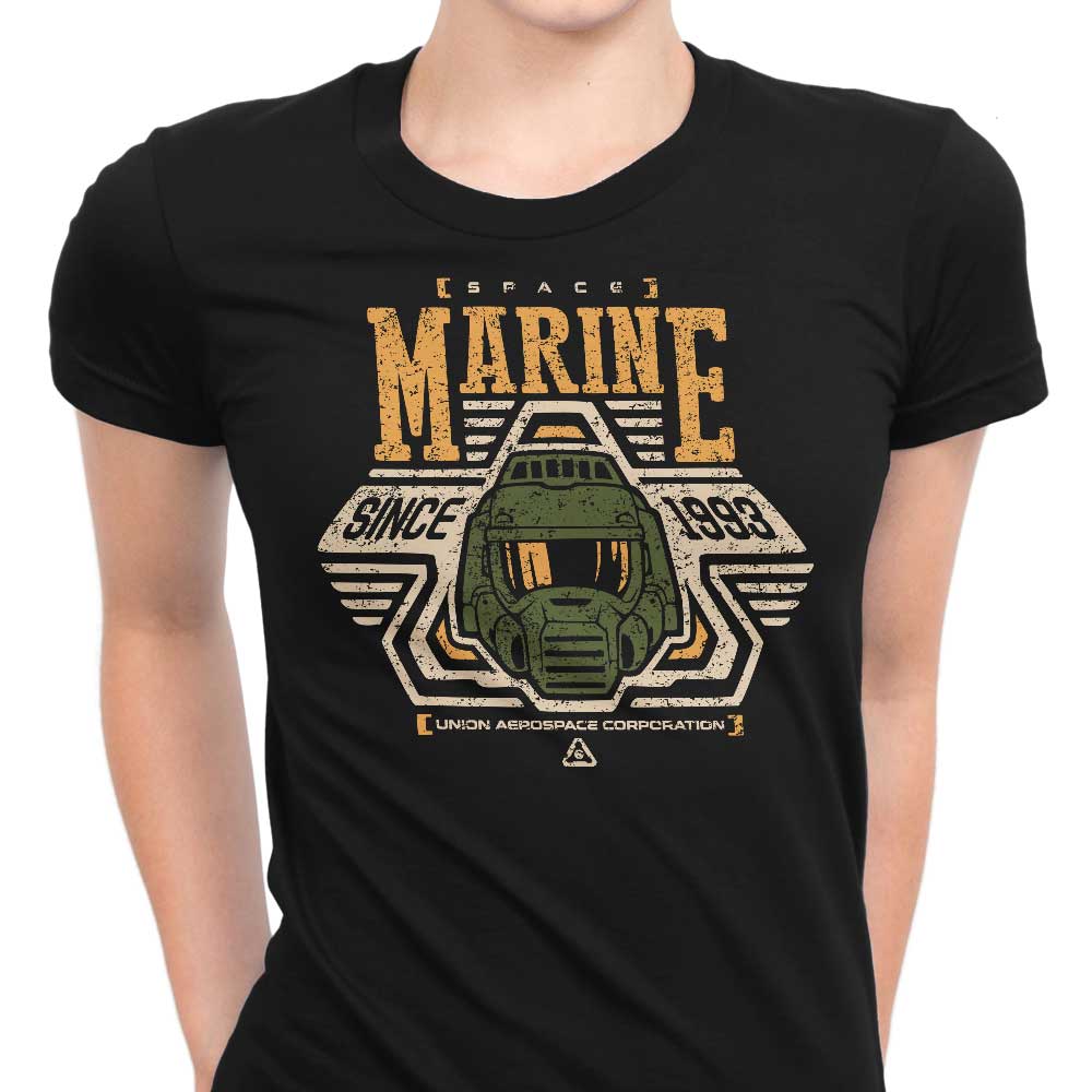 Space Marine Women's Apparel - Adult & Kids T-Shirts, Sweatshirts & Hoodies apparel design preview 1