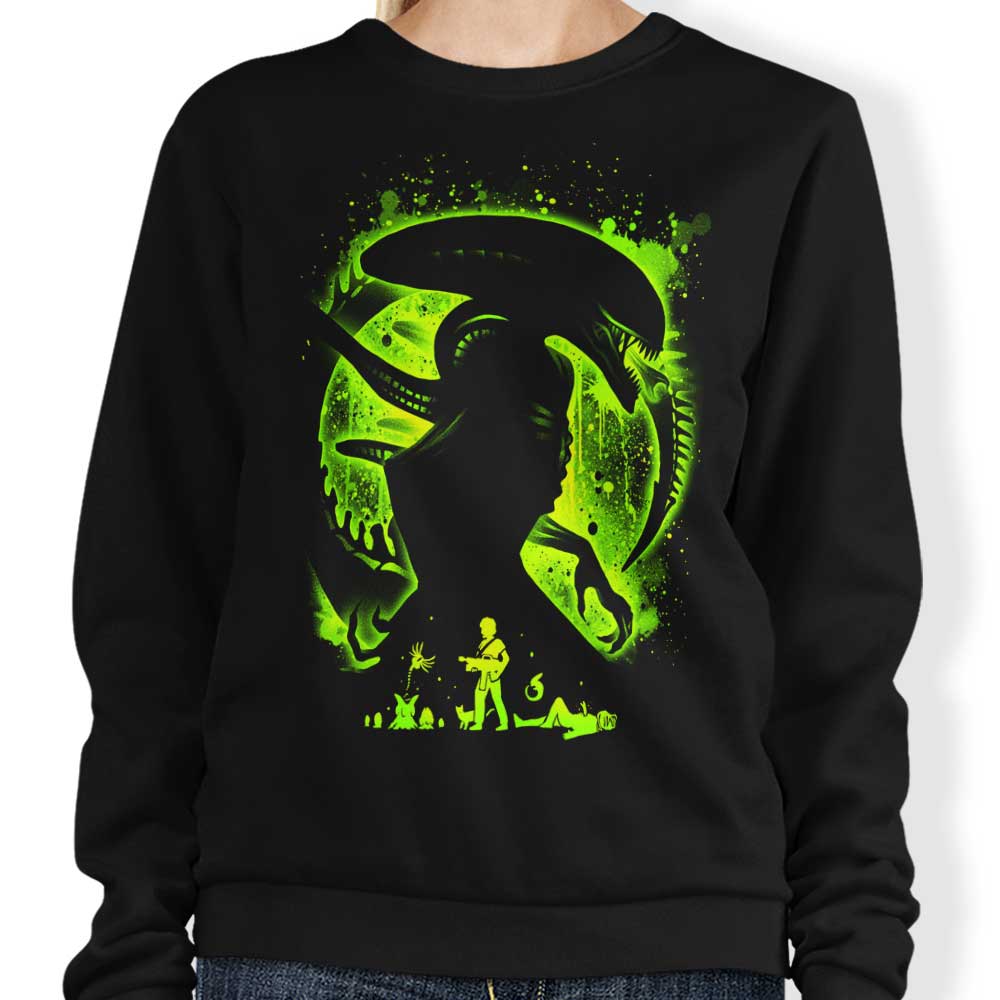Space Nightmare - Adult & Kids T-Shirts, Sweatshirts & Hoodies apparel design preview 1