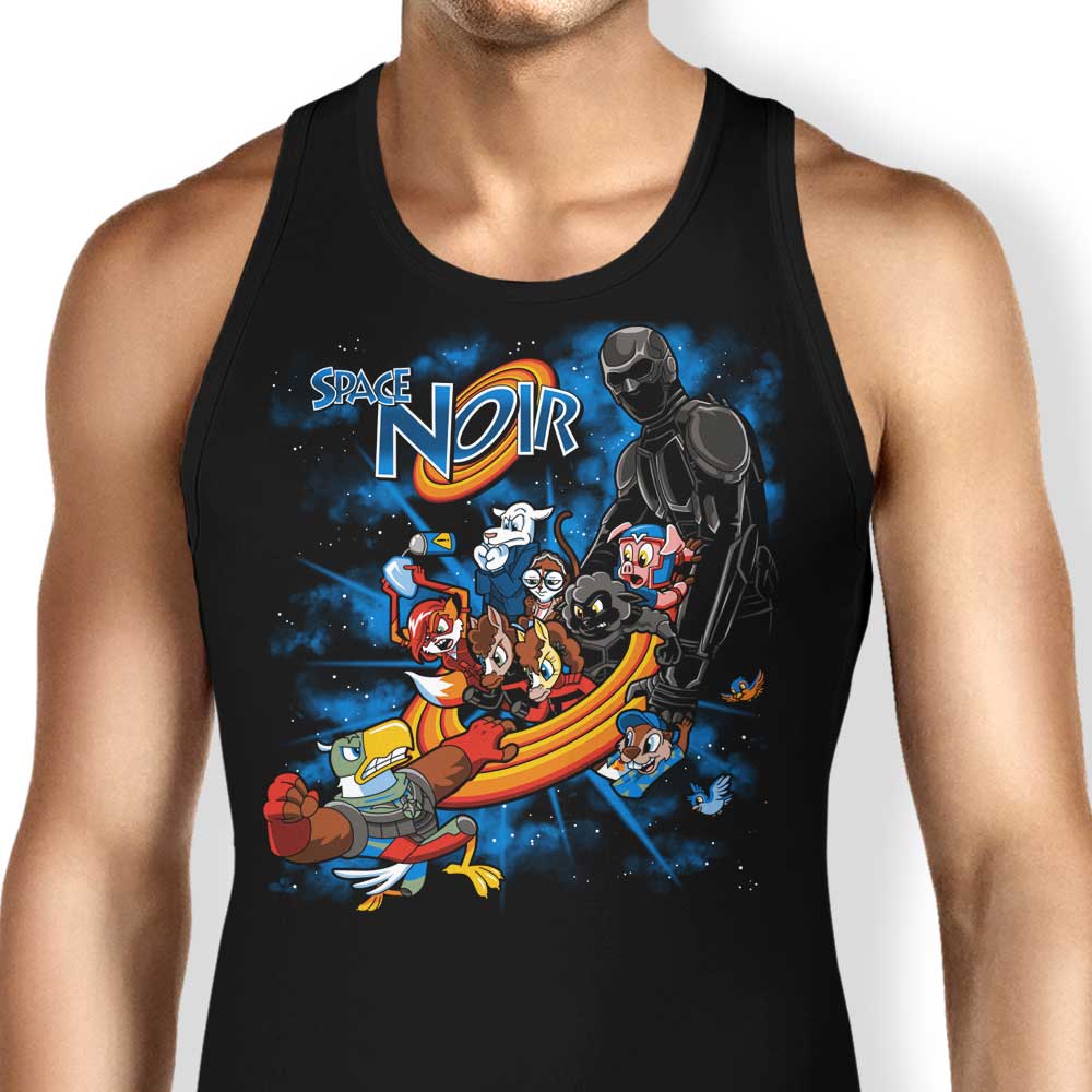Space Noir Tank Top - Adult & Kids T-Shirts, Sweatshirts & Hoodies apparel design preview 1