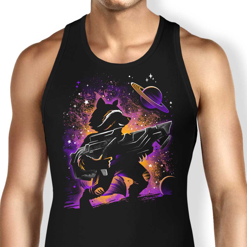 Space Raccoon Tank Top - Adult & Kids T-Shirts, Sweatshirts & Hoodies apparel design preview 1
