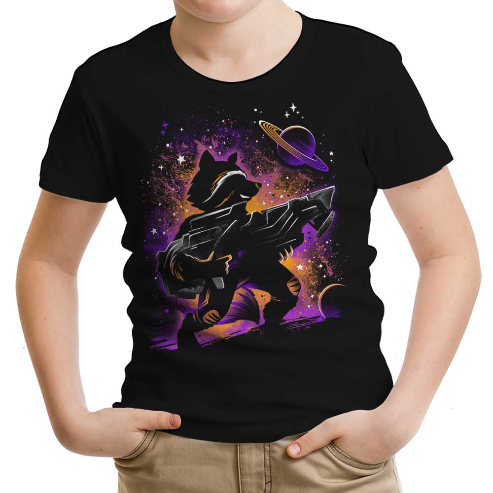 Space Raccoon Youth Apparel - Adult & Kids T-Shirts, Sweatshirts & Hoodies apparel design preview 1