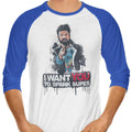 Spank Supes 3/4 Sleeve Raglan - Adult & Kids T-Shirts, Sweatshirts & Hoodies apparel design preview 1